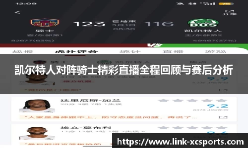 凯尔特人对阵骑士精彩直播全程回顾与赛后分析